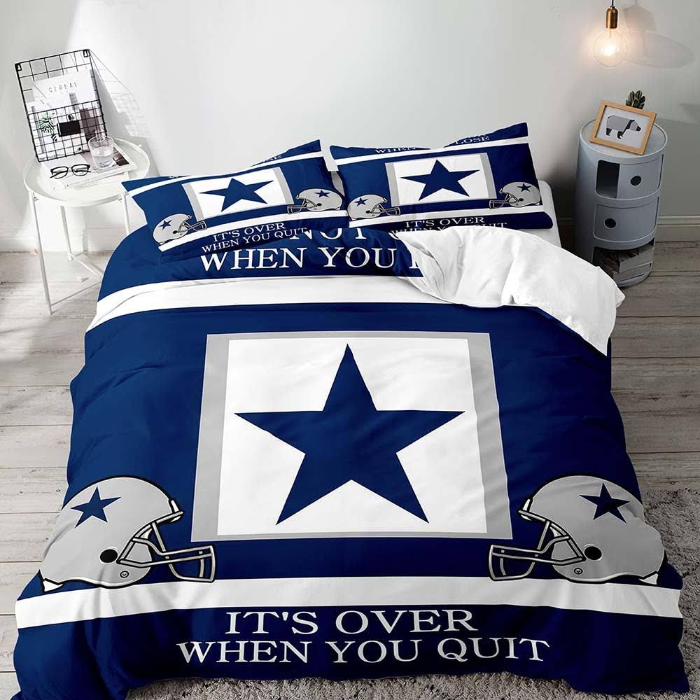 Vivihome 3pcs American Football Bedding Set Sports Duvet Cover