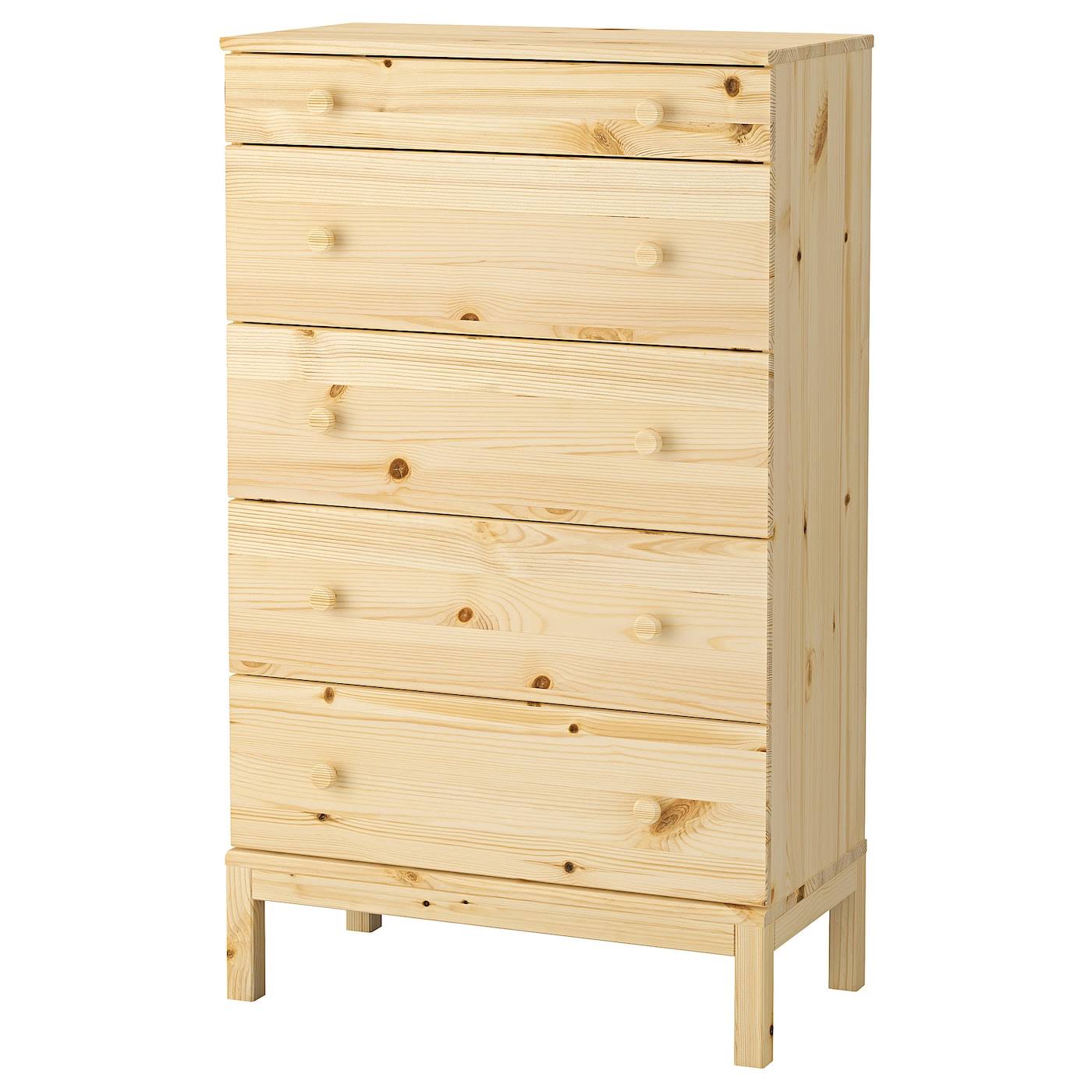 Tarva 5-Drawer Chest, Pine, 29 7/8x50