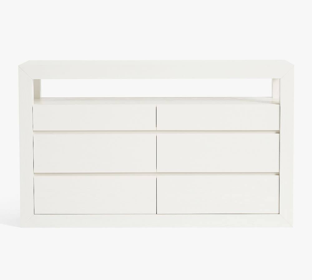 Wood 6-Drawer Dresser