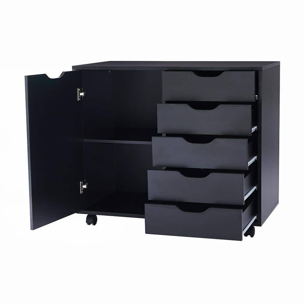 5 Drawer Dresser With Shelves Tall Dressers For Bedroom Kids Dresser Small Dresser For Closet Makeup Dresser