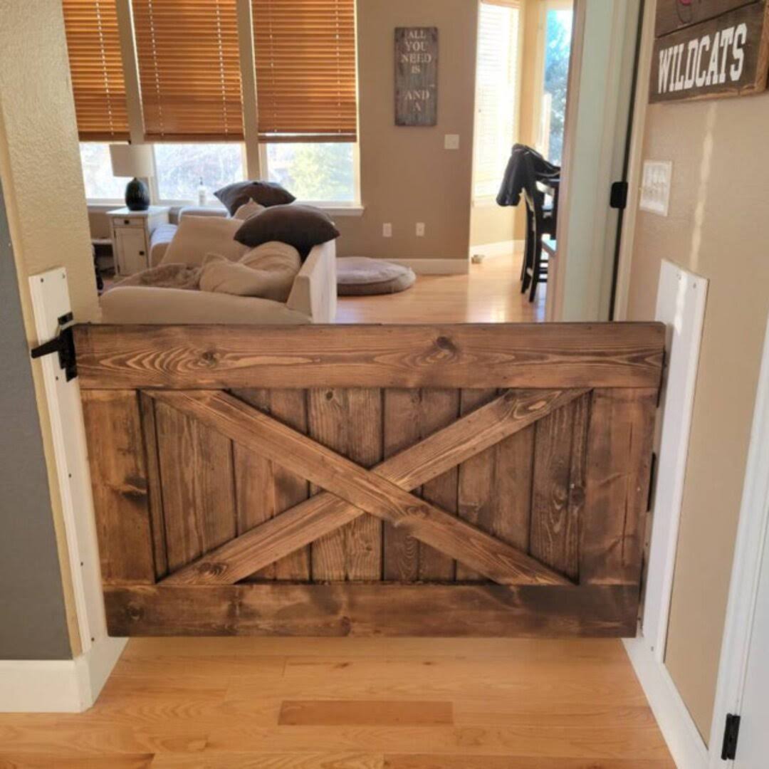 Wood Barn Door Without Installation Hardware Kit Stumps Custom Wood