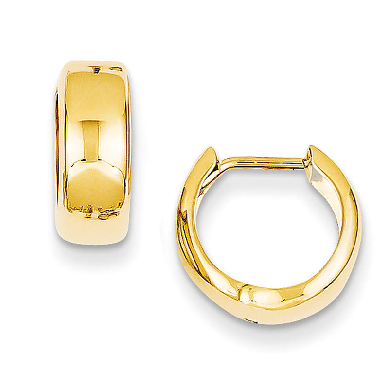 12.0mm Hoop Earrings In 14k