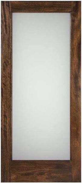 1-Lite With White Laminate Glass Interior Door (1-3/4) (24x80)