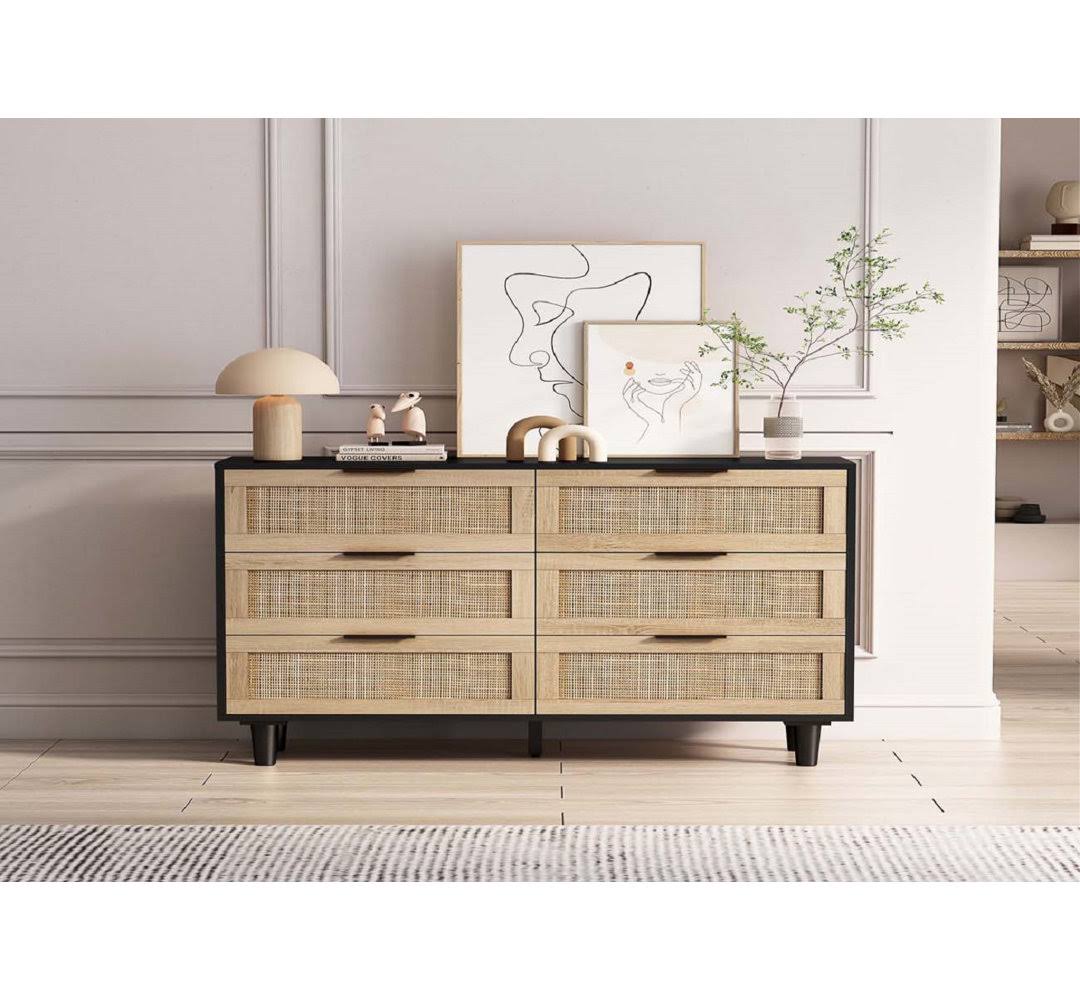 6 Drawer 51.18 Wide Dresser