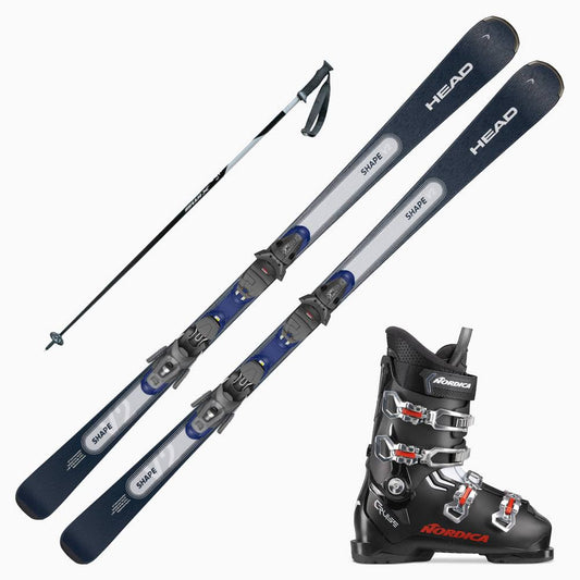 2024 Shape V2 Skis With Nordica Cruise Boots And Poles