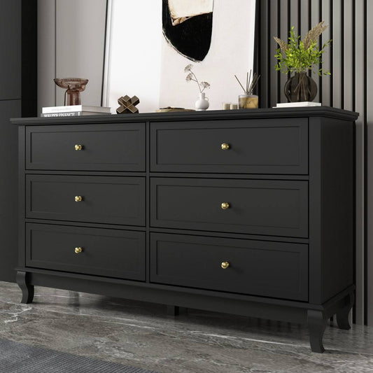 6 Drawer Double Dresser