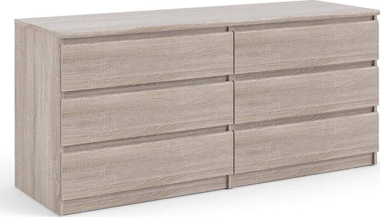 6 Drawer 60.5 W Double Dresser