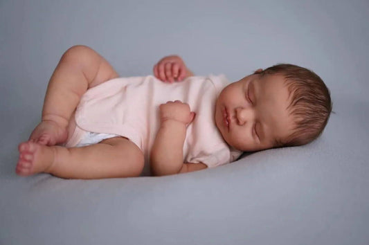 20 Inch Reborn Baby Dolls Girl Cute Realistic Baby Doll Full Body Silicone Sleeping Lifelike Newborn Babies Toddler Girl Gifts For Age 6~8