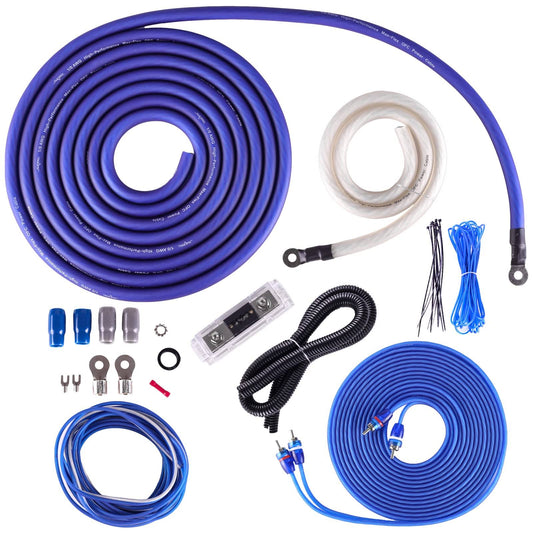 1/0 Gauge Ofc Complete Amplifier Installation Wiring Kit Skar0anl-Ofc