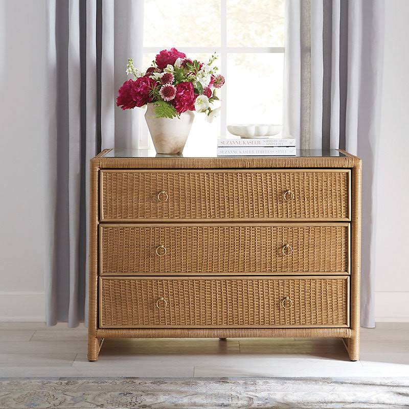 Suzanne Kasler Southport Rattan Chest