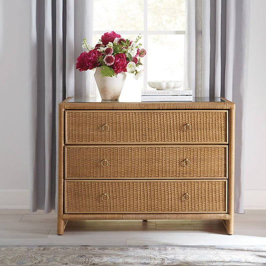 Suzanne Kasler Southport Rattan Chest