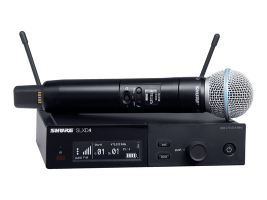 Wireless System With Sm58 Handheld Transmitter (Slxd24/Sm58-H55)