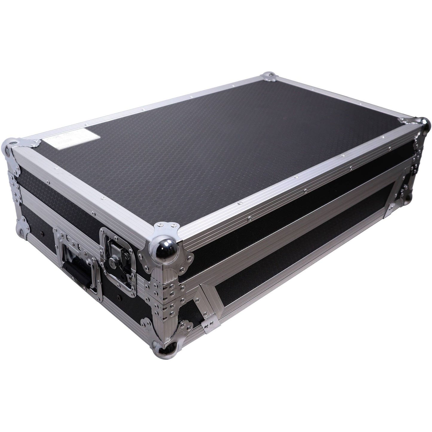 Xs-Ddjflx10wlt Flight Style Road Case For Pioneer Ddj-Flx10 Dj Controller With Laptop Shelf 1u Rack Space And Wheels