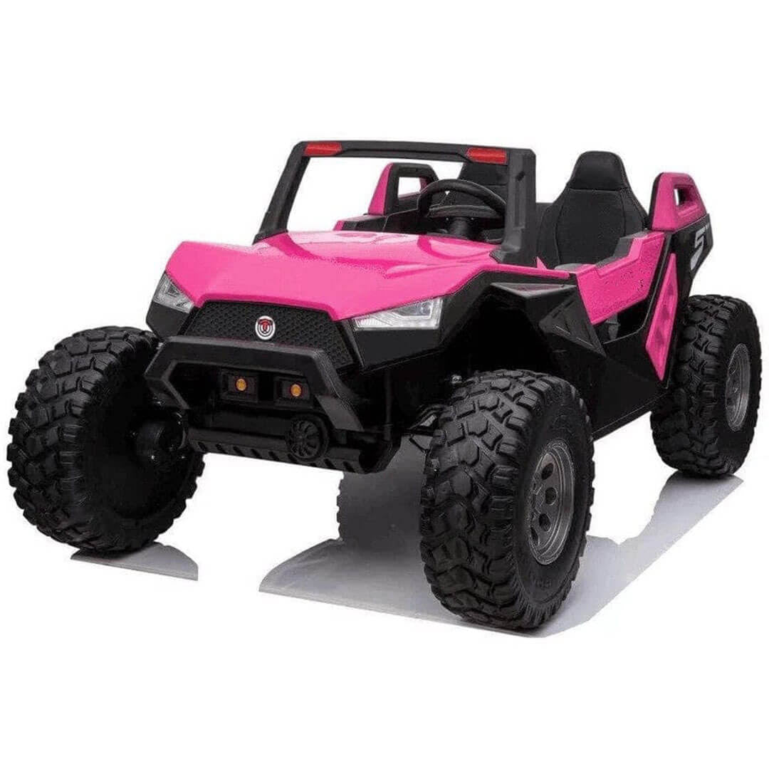 Wheel Drive Buggy 24v Utv Electric Ride On Kid Car - R&G Toys Pink